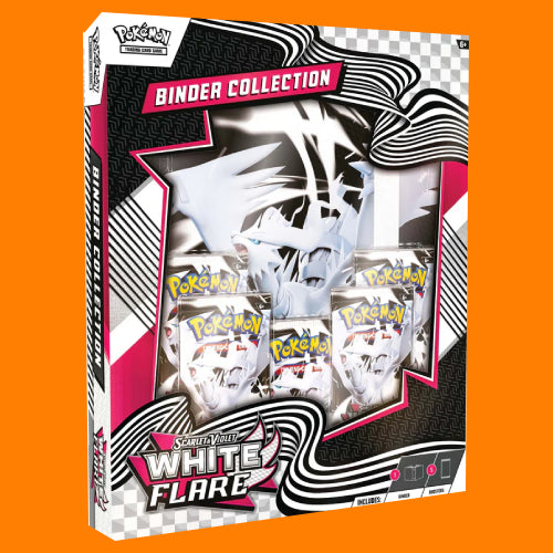 White Flare Binder Collection Box