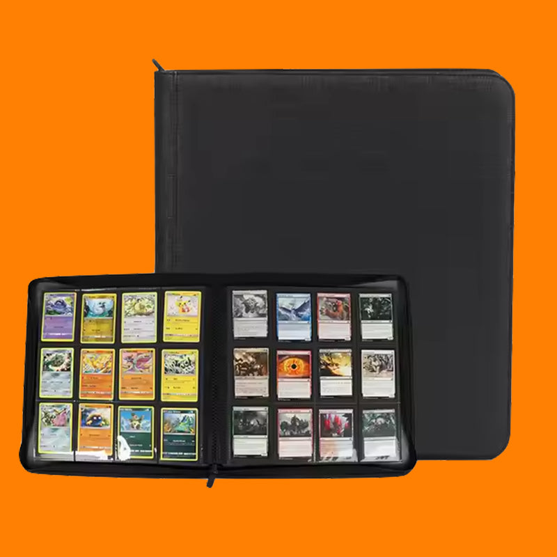 LGC 12PKT 480 Card Elite Zippered Binder