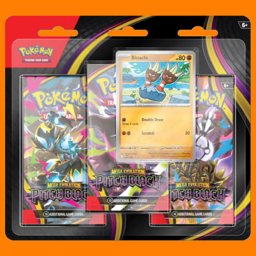 Pitch Black 3pk Blister
