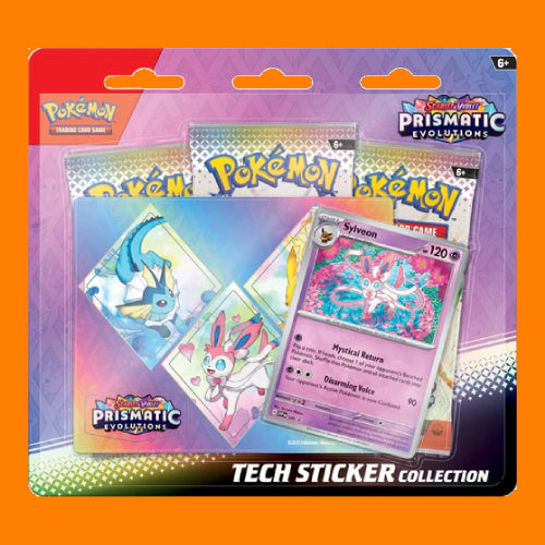 Prismatic Evolutions Tech Sticker Pack